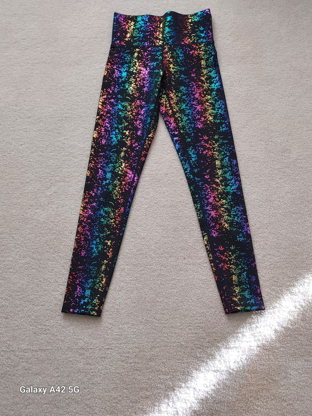 Rainbow Galaxy Print Leggings